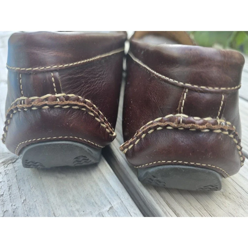 Men's Johnston & Murphy Brown Driving Shoes/Loafers Size 10M - Picture 6 of 7